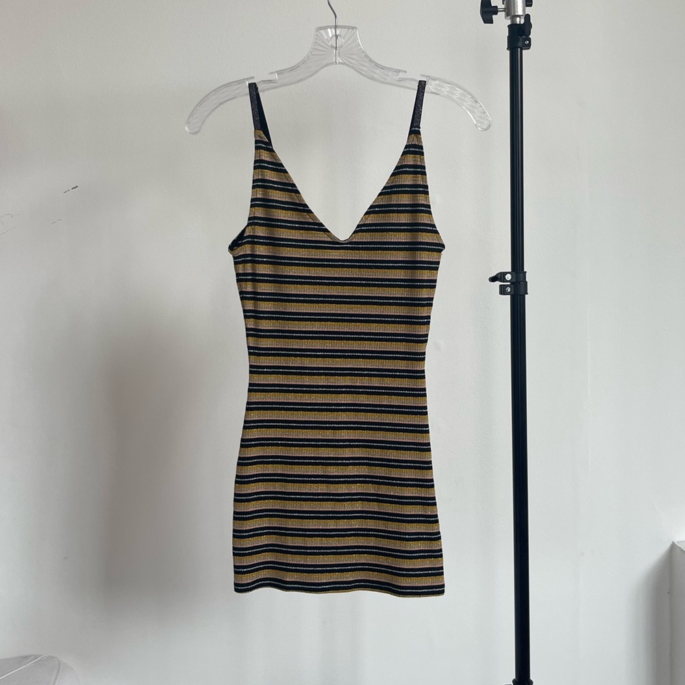 Topshop body con strappy dress. Sparkle. Size petite small. NWT, never worn - Picture 1 of 3
